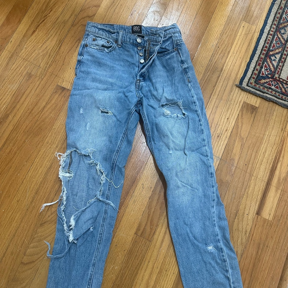BCG slim straight jeans